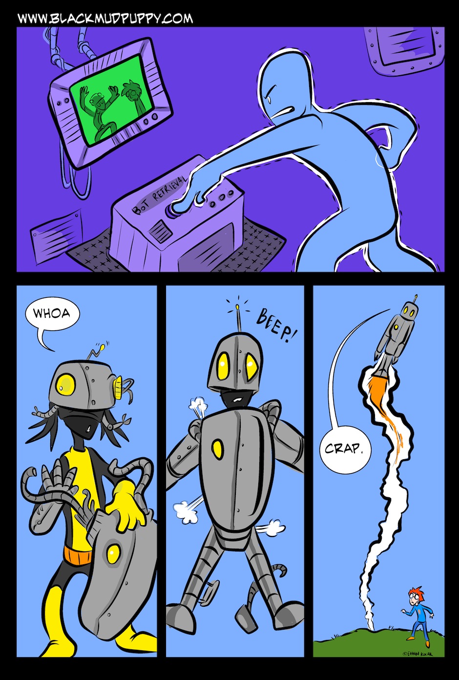 Self cleaning robot is clean.